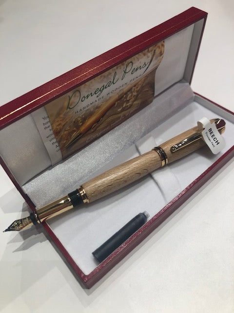 Donegal Fountain Pen, beech – The Donegal Shop