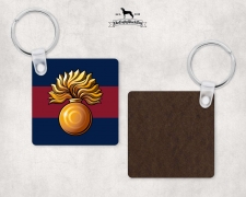 Grenadier Guards – Square Key Ring – Crafty Black Dog