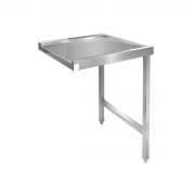 Vogue Pass Through Dishwash Table Right 1100mm