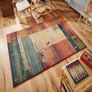 Oriental Weavers – Gabbeh 217 X Beige/Blue/Red 200 x 285cm / Beige/Blue/Red – The Rug Quarter