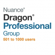 Nuance Dragon Professional Group 15 Volume License 501 – 1000 Users