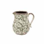 London Ornaments Blue Floral Ceramic Jug | The Desin Yard green – The Design Yard