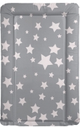 Bella Baby – Bella Changing Mat White Stars – Grey / White – Pvc