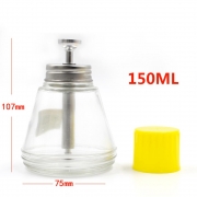 Hammer-shaped Push-Type Glass Alcohol Dispensing Bottle 150ml