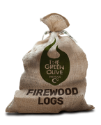 Olive Firewood Logs – 30L – Sustainable Firewoods – Green Olive Firewood