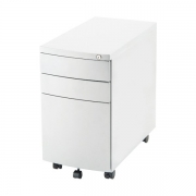 Slimline Steel Pedestals – White – Up Standesk