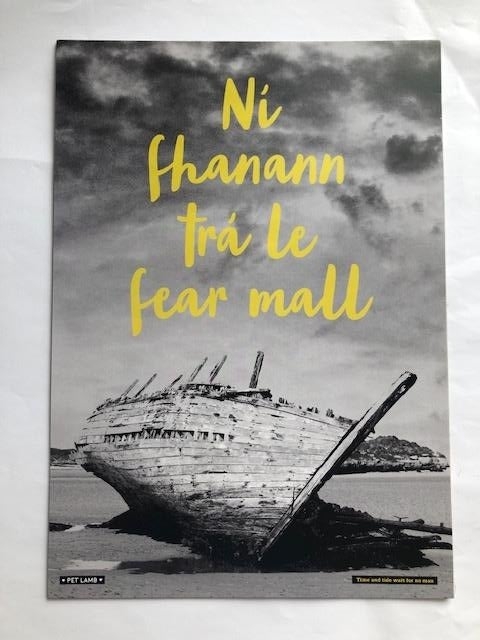 Ni fhanann trá le fear mall