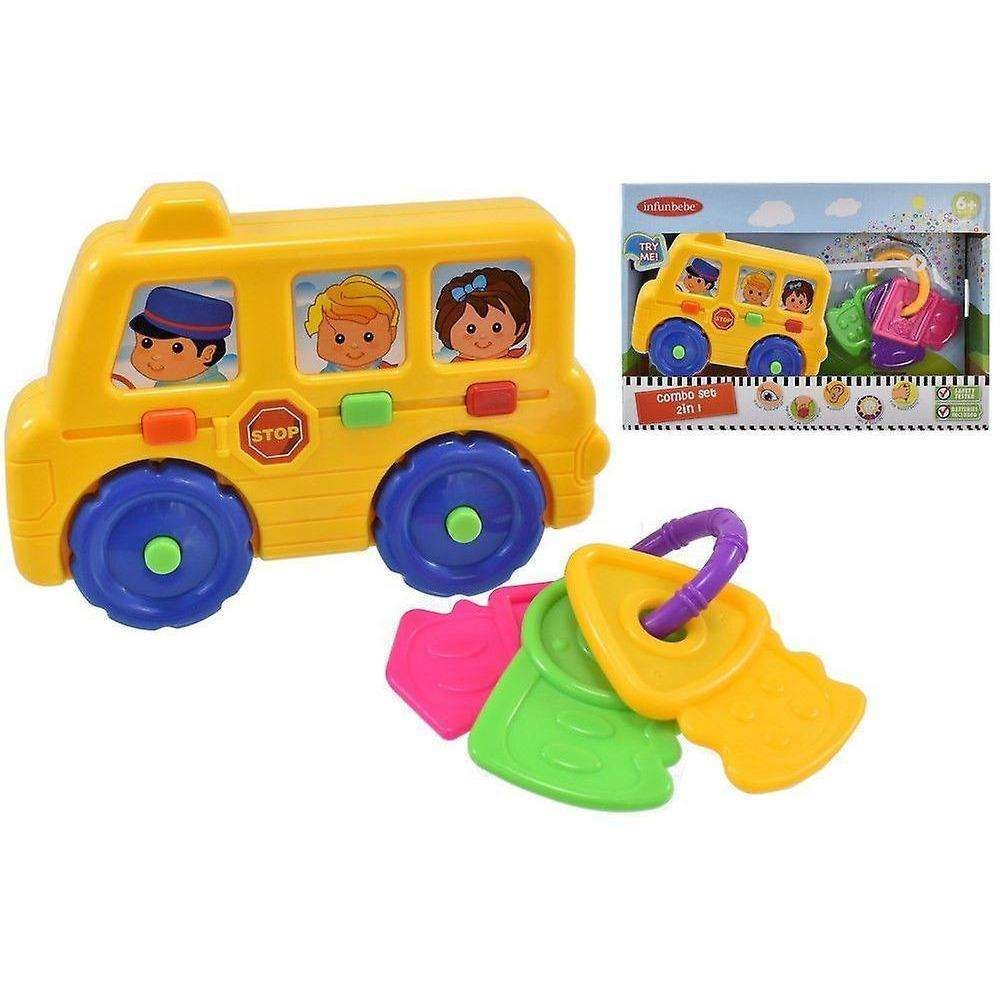 Infunbebe Combo School Bus and Keys Set – Kiki Bear