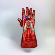 1:1 Iron Man LED Gauntlet – 36cm Avengers Superhero Replica Adults – 36cm – HeroHaven