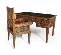 Italian Antique Desk and Chair – The Furniture Rooms