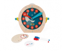 Learn To Tell The Time Clock – Children’s Toys By Wood Bee Nice