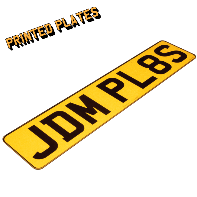 Small & Legal Number Plates For Imported Vehicles – JDM Plates
