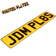 Small & Legal Number Plates For Imported Vehicles – JDM Plates