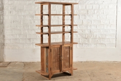 Stockholm Cabinet – Reclaimed – 2-Door – 4-Shelves – 183 x 101 x 41cm