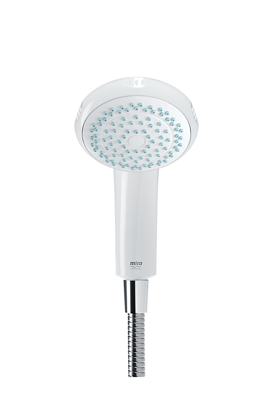 Mira Logic Four Spray Showerhead White