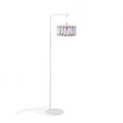 Macaron Floor Lamp Shade S – White & White