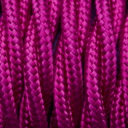 Industville – Twisted Fabric Flex – 3 Core Braided Cloth Cable Lighting Wire – Fabric Flex Cable – Pink Colour – Braided Woven Cloth Material – 100 CM