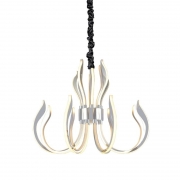 Mantra Versailles Ceiling LED Light Finished In Polished Chrome And White Acrylic M5561 – Mantra – Daz Lighting