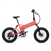 Mate X 250w Fat Tyre Folding Electric Bike – Caribbean Coral – Aluminium – Generation Electric