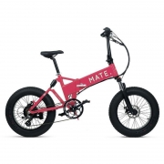 Mate X 250w Fat Tyre Folding Electric Bike – Shocking Pink – Aluminium – Generation Electric