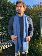 McNutt Lambswool Scarf Donegal Ocean