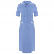 Behrens Ladies Dress – Hospital Blue/White Trim – 8 Reg – Uniforms Online