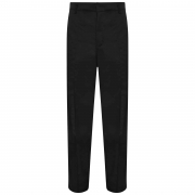 Behrens Mens Pleated Trousers – Black – 52 Reg – Uniforms Online