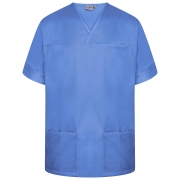 Behrens Scrub Tunic Plain – Metro Blue – XL – Uniforms Online