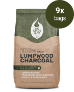 Natural Lumpwood Charcoal – 36kg – Natural Charcoals – Green Olive Firewood