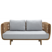 Nest – Two Seater Sofa – Outdoor Natural – Outdoor Sofa – Cane Line – Indor