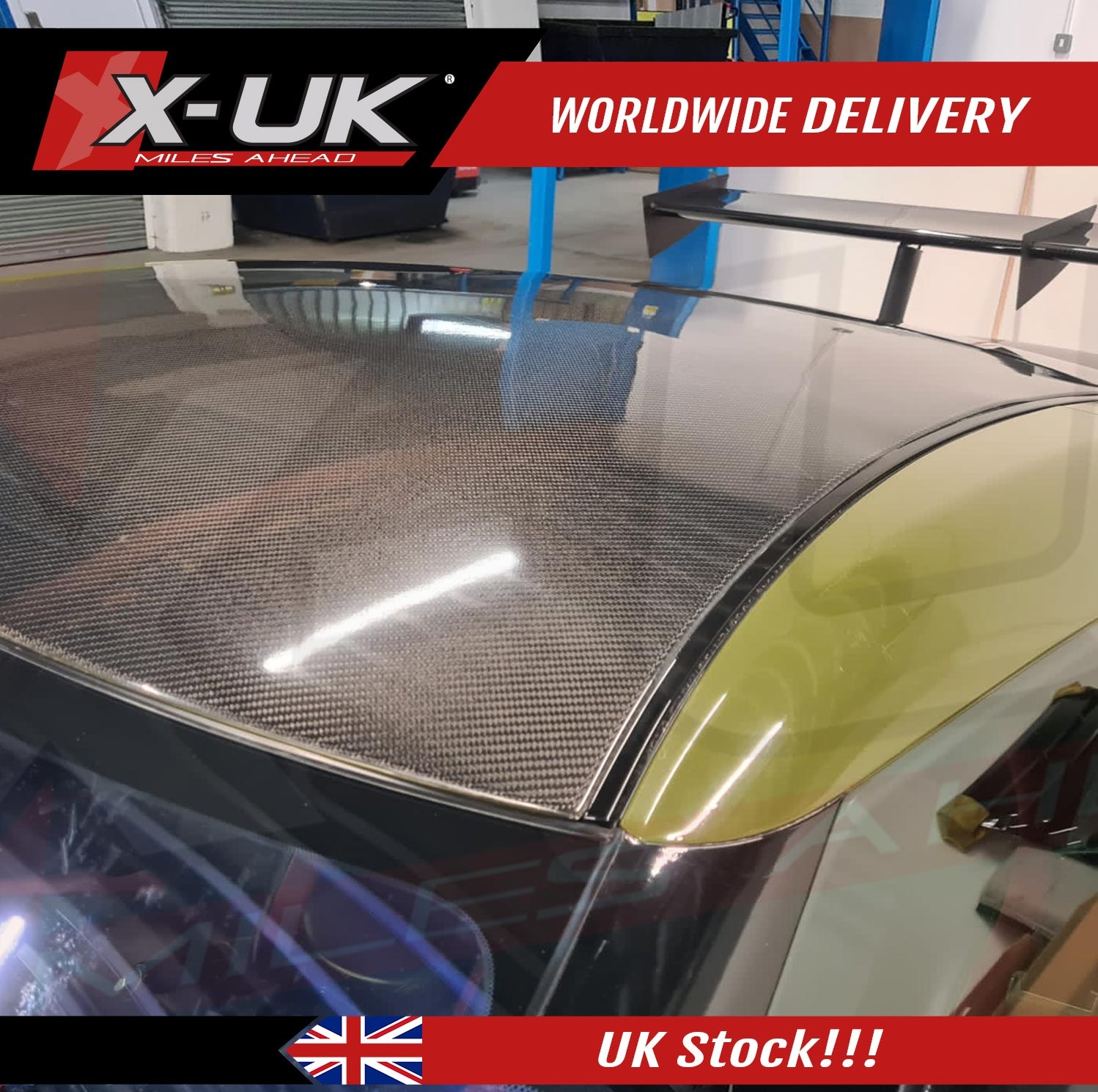 Nissan R35 Gtr 2009-2020 Carbon Fiber Roof Cover Body Kit Trim – X-UK Ltd