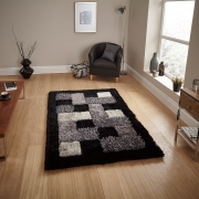 Think Rugs – Noble House JR04 Black 120 x 170cm / Black – The Rug Quarter