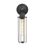 Industville – Orlando Cylinder – 3 Inch – Wall Light Fixture – Black / Grey Colour – Pewter / Brass Material – 39 CM X 8 CM X 14 CM