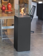 Otranto Black Pillar Bio Fireplace – Maison Flair