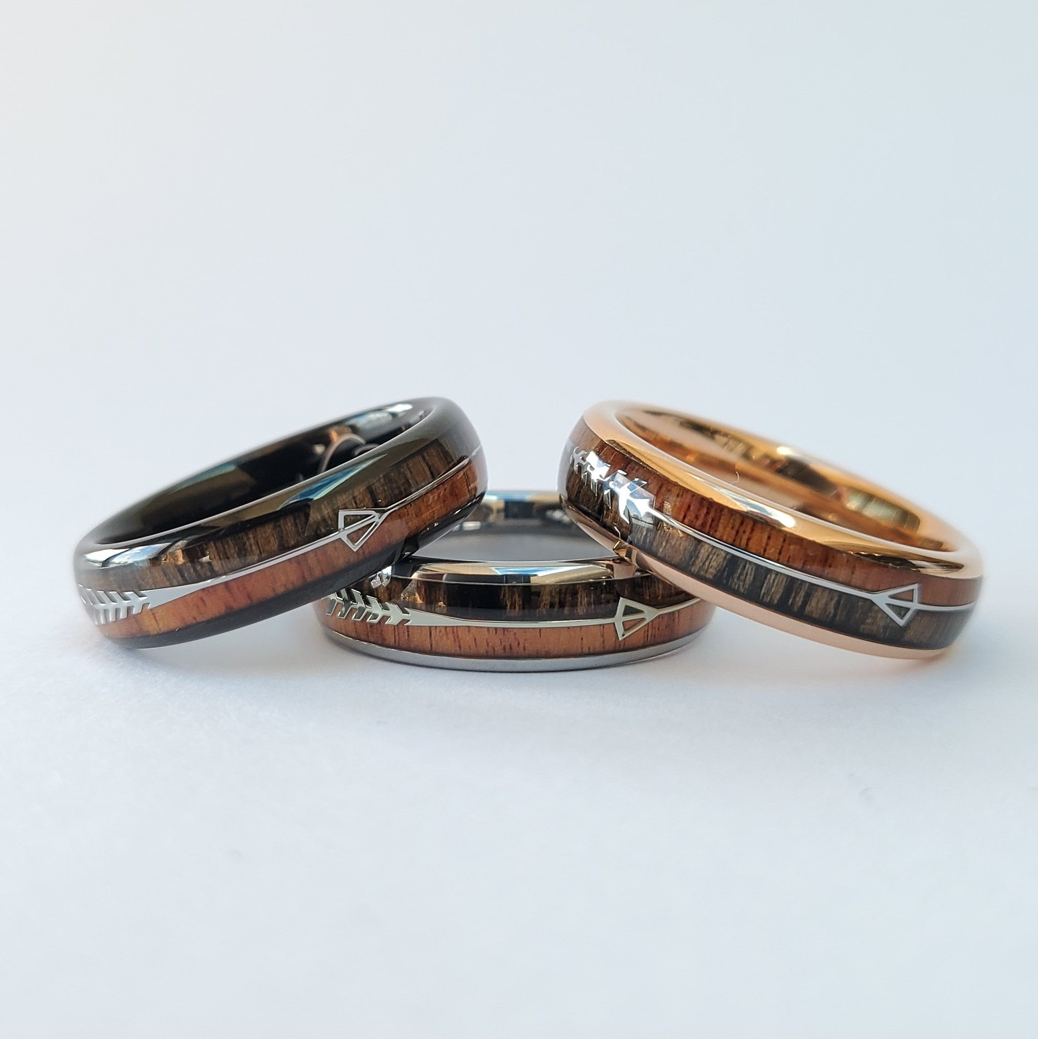The Harold Arrow Mens Tungsten Wonder Ring UK N / US 6.5 / Black – Rock Solid Rings