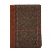 Joules Passport Holder In Hardy Tweed