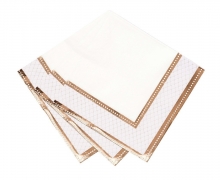 Talking Tables – Rose Gold Napkins – White – Party Supplies