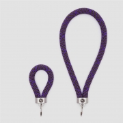 Purple Emperor Steel Key Fob – Key Fob – Medium (13cm long loop) – Boing Apparel- Boing Jewellery