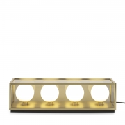 J Adams & Co – Pearl 4 Table Light – Brass Colour – Brass Material