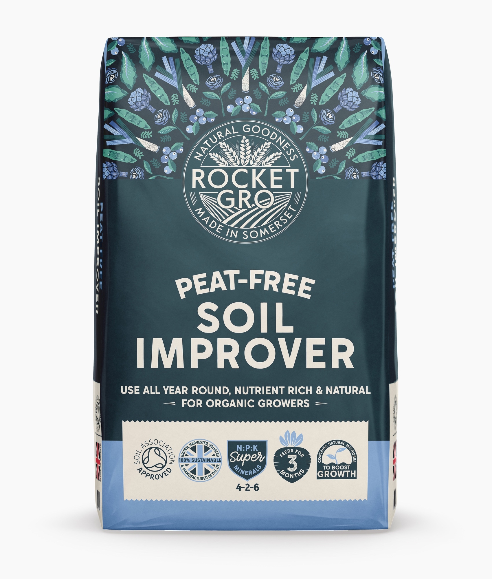 Peat-Free Soil Improver 50L – RocketGro