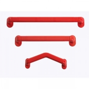 Plastic Red Grab Rails Medium – Tiacare