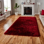 Think Rugs – Polar PL 95 Ruby 80 x 150cm / Red – The Rug Quarter