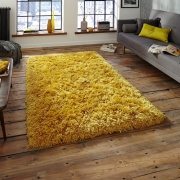 Think Rugs – Polar PL 95 Yellow 120 x 170cm / Yellow – The Rug Quarter