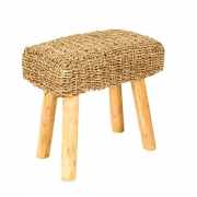 Nala Poni Seagrass Footstool – Rustic Stool – Acumen Collection – Rustic Stool – Acumen Collection