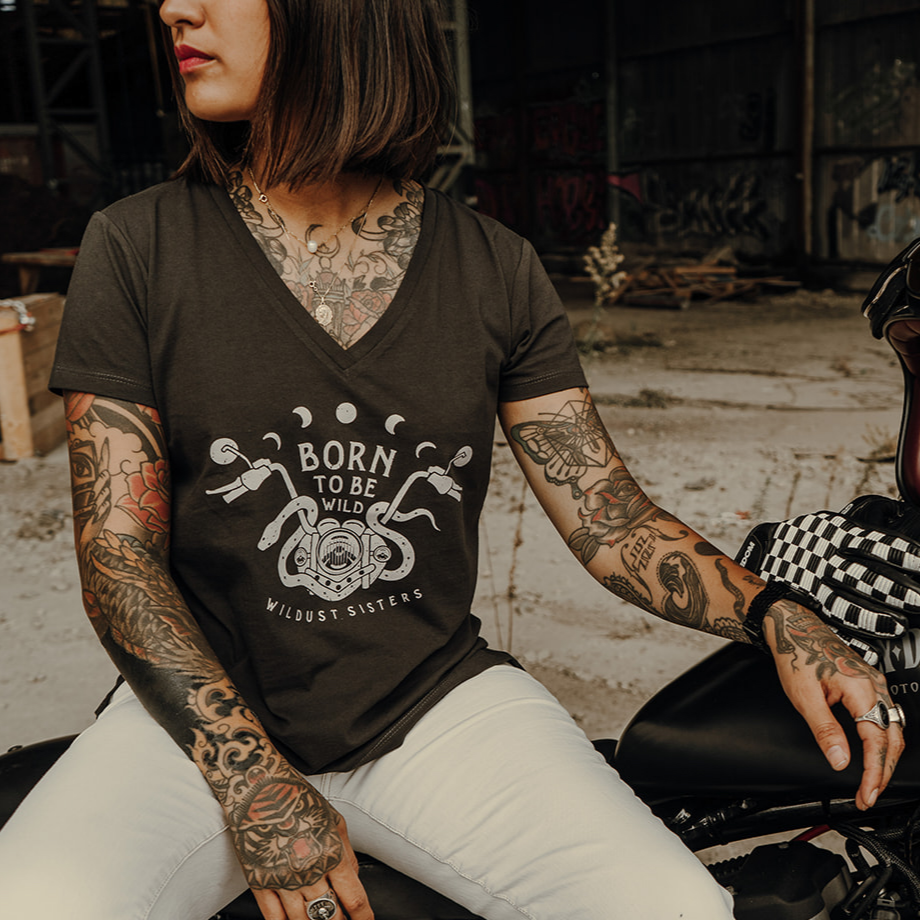 Wildust Sisters Born to be Wild T-Shirt M – Armadillo Customs