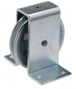 100-400kg Webi Pulley Type Ett-160 – Galvanised Cast Iron Pulley With Pressed Steel Bracket (Etter) – 100kg / 60mm Ref:155.4.1 – Galvanised Cast Iron Pulley – Silver / Grey – Steel