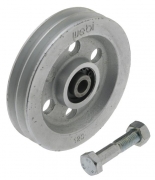 100-400kg Webi Pulley Type Ett-74 – Galvanised Cast Iron Pulley (Etter) – 800 kg / 210mm Ref:155.2.9 – Galvanised Cast Iron Pulley – Silver / Grey – Cast Iron