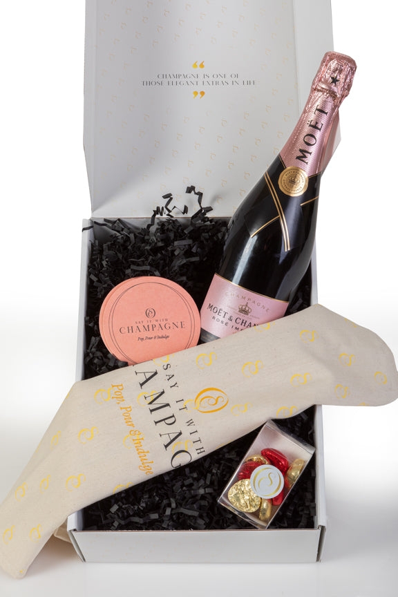 Original Rosé Gift Box – Happy Birthday – Moet & Chandon Rosé Imperial NV 75cl – Say It With Champagne