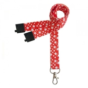 Star Lanyards – Red – Lanyards Plain & Beaded – PCL Media