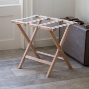 Wooden Weekend Folding Luggage Rack